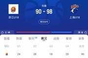 上海U18全运男篮击败浙江获本届赛会铜牌！李悦洲空砍52分8板5助