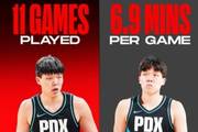 出战11次&场均6.9分钟!拓媒:别雪藏杨瀚森了 让他上场&放他成长