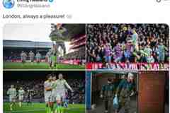 梅开二度，哈兰德社媒晒照：每次来到伦敦都很愉快！