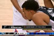 文班达成生涯300记三分 NBA7尺球员历史最快！
