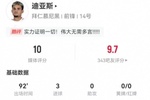独造5球！迪亚斯本场5射4正进3球+2造点+6关键传球 获评10分