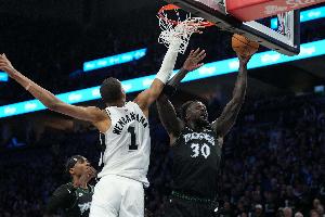 NBA彩经:文班亚马依旧强势 马刺再胜森林狼夺赛点