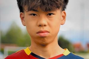 从意足协手里抢人!热那亚小将蔡昀翼首次进U15国足,是浙江华侨
