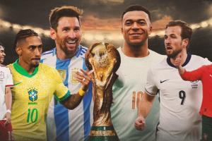 世界杯48强身价:法英15亿欧断层前2 西葡德前5 阿根廷第8挪威第9
