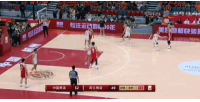 还得看你！廖三宁急停急起+转身潇洒拉杆上篮 落地也磕到头但无碍