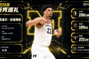 ?身高高达206！勇士11顺位拿下密歇根锋线伦德博格！
